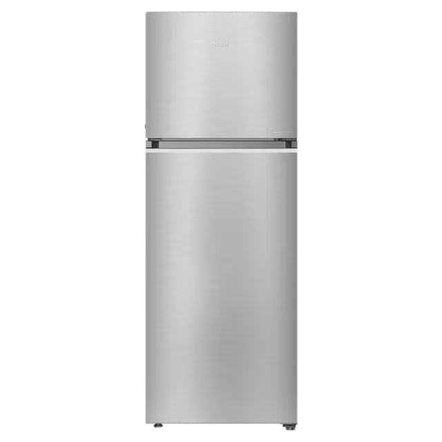 Haier 328 Litres 2 Star Frost Free Double Door Convertible Refrigerator with 1 Hour Icing Technology (HRF-3782BIS-P, Inox Steel)