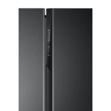 Haier 598 Litres 3 Star Frost Side-by-Side Smart Wifi Enabled Convertible Refrigerator with Digital Control Panel (HRT-683KGU1, Black Glass)