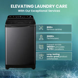Haier 10.5 Kg Top Loading Fully Automatic Washing Machine with Inbuilt Heater, HWM105-H688BK, Black