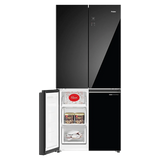 Haier 520 Litres 3 Star Frost Free French Door Convertible Refrigerator with Colorful Digital Display Panel (HRB-600KGU1, Black Glass)