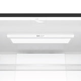 Haier 520 Litres 3 Star Frost Free French Door Convertible Refrigerator with Colorful Digital Display Panel (HRB-600KGU1, Black Glass)