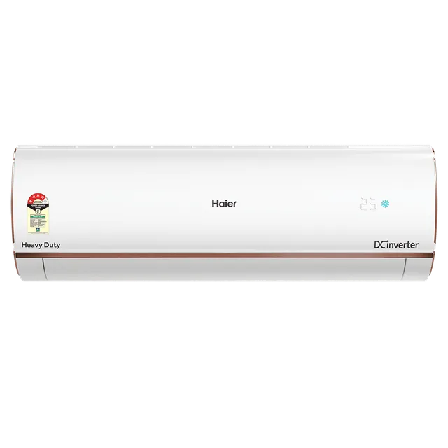 Haier Kinouchi Heavy Duty 7 in 1 Convertible 1.6 Ton 4 Star Triple Inverter Split Smart AC with Voice Control (Copper Condenser,White)IND-HS19K-PYAIR4BN-INV ODU HU19-4BN-INV