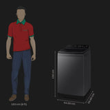 SAMSUNG 10 kg 5 Star Wi-Fi Inverter Fully Automatic Top Load Washing Machine (WA80F10S2BTL)