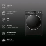 IFB 9/6/3 kg Wi-Fi Inverter Fully Automatic Front Load Washer Dryer Refresher (Executive ZBN, AI Technology, Black Hairline)
