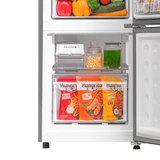 Haier 237 Litres 2 Star Frost Free Double Door Bottom Mount Convertible Refrigerator with Turbo Icing Technology (HRB-2872IBGB-P, GE Black)