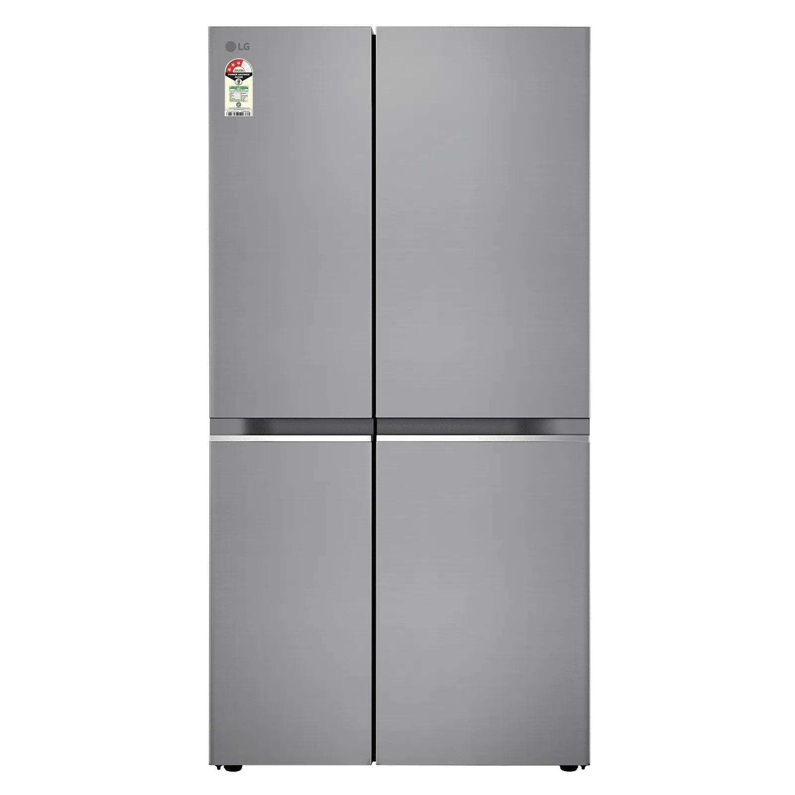 LG 650 Litres 3 Star Frost Free Side by Side Refrigerator (GL- B257HPZ3, Shiny  Steel)