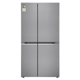 LG 650 Litres 3 Star Frost Free Side by Side Refrigerator (GL- B257HPZ3, Shiny  Steel)