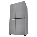 LG 650 Litres 3 Star Frost Free Side by Side Refrigerator (GL- B257HPZ3, Shiny  Steel)