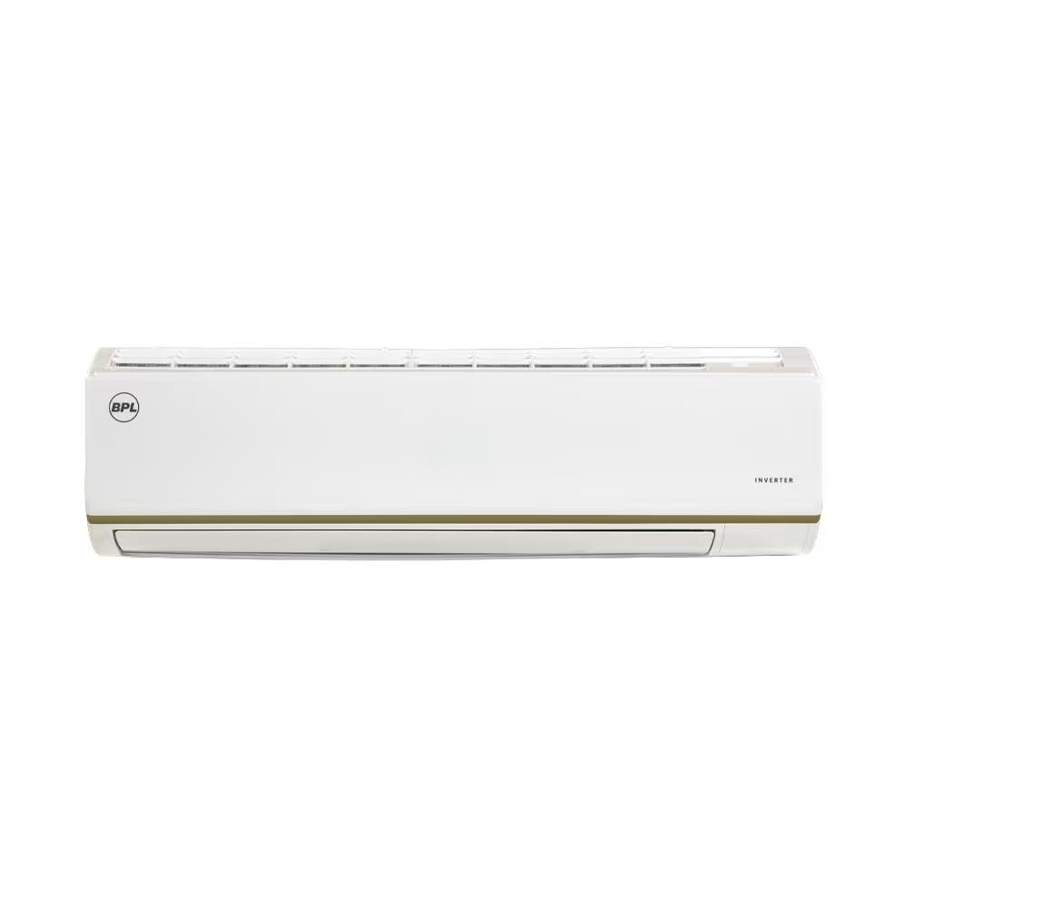 BPL 1.5 Ton 3 Star Hot & Cold Inverter Split AC | Heavy Duty 5150W Cooling (Gold Spray, High Density Filter with Instacool, 2024 Model, BAS-H18CPYG, White)