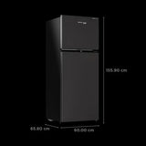 Voltas Beko RFF295D/W0XBR 250 Litres 2 Star Frost Free Double Door Refrigerator Wooden Black
