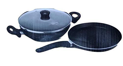 Nirlep Non-Stick Coated Cookware Set ( 3 - Piece)