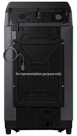 Samsung 8 Kg, 5 Star, Hygiene Steam, Ecobubble, Quick Wash, Soft Closing Door, Digital Inverter, Fully-Automatic Top Load Washing Machine (WA40F08H2CTL, In-Built Heater, Stainwash, Deep Charcoal)
