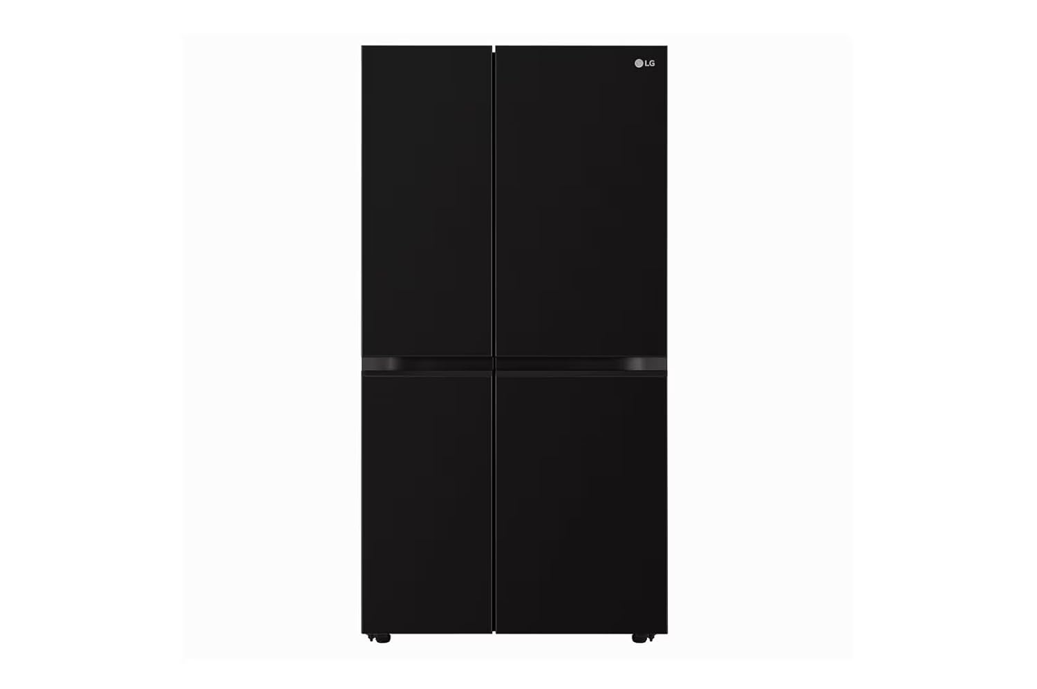 LG 650L Side-by-Side Refrigerator, Convertible, Multi-Air Flow Western Black, 3 Star (GL-B257JWB3)