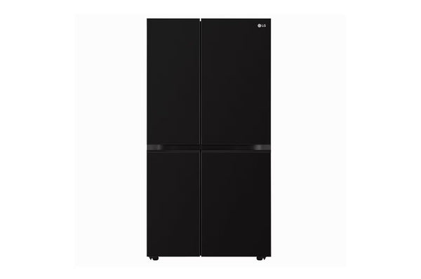 LG 650L Side-by-Side Refrigerator, Convertible, Multi-Air Flow Western Black, 3 Star (GL-B257JWB3)