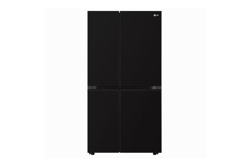 LG 650L Side-by-Side Refrigerator, Convertible, Multi-Air Flow Western Black, 3 Star (GL-B257JWB3)