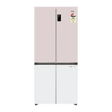 Haier Vogue Lumiere 520 Litres 3 Star Frost Free Side by Side Refrigerator with Digital Display Panel (HRB-600RW, Rosette White) (2026 Model)