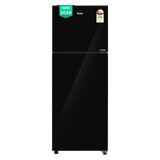 Haier 268 Litres 2 Star Frost Free Double Door Convertible Refrigerator with 200% Faster Ice Maker (HRF-3182PKGA-P, Black Glass) (2026 Model)