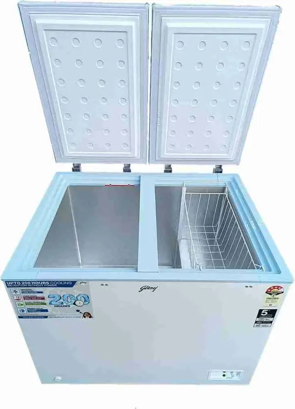 Godrej 325 L Single Door Standard Deep Freezer  (White, 325D-EPenta-HCN, 325L, Convertible, 4 Star, 4 Star)