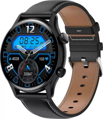 Gizmore GizFit GLOW AMOLED with 3.4 Cm | ALWAYS-ON | 550 NITS Brightness | BT Calling Smartwatch