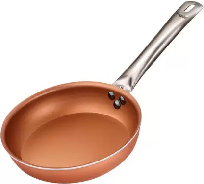 Prestige Cuprus Fry Pan 24 cm diameter 1.9 L capacity (Aluminium, Non-stick, Induction Bottom)