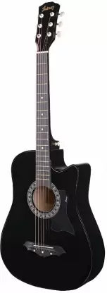 Juarez JRZ38C/BK Acoustic Guitar Linden Wood Ebony Right Hand Orientation