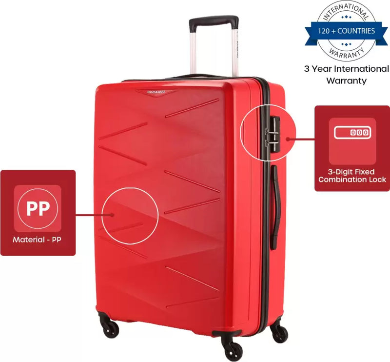 Buy Kamiliant by American Tourister Kiza Polypropylene 79 cms Large Ash  Blue Hardsided Carry-on Luggage (GZ8 (3) 71 007) Online at Best Prices in  India - JioMart.
