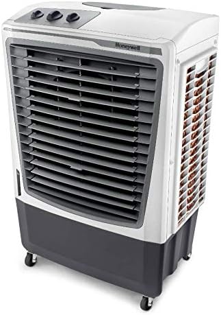 Honeywell Air Cooler, Indoor & Outdoor Portable Evaporative Air Cooler with 3 Fan Speed & 4-Way Airflow with Desert Cooling, Portable Air Cooler with Ice Chamber - CL610PM, Grey | Brand New Seal Packed