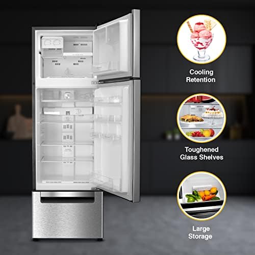 Whirlpool 300 L Frost Free Triple-Door Refrigerator(FP 343D Protton Roy, Alpha Steel)