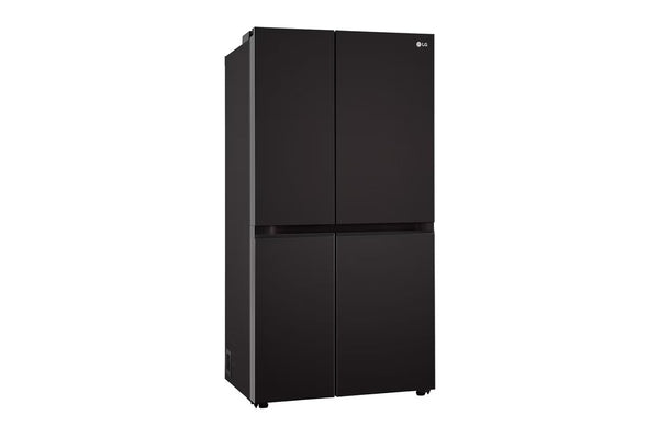 LG 650L Side-by-Side Refrigerator, Convertible, Multi-Air Flow Western Black, 3 Star (GL-B257JWB3)