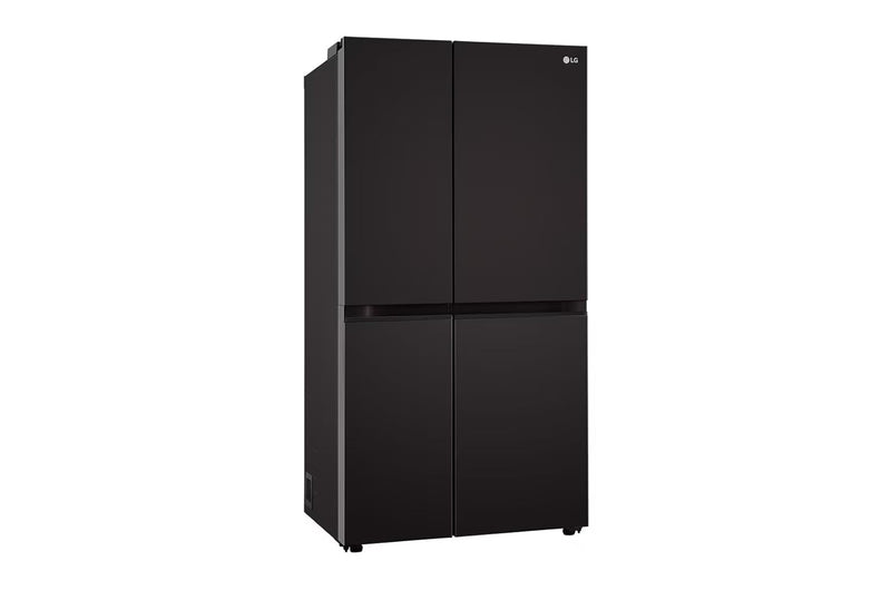 LG 650L Side-by-Side Refrigerator, Convertible, Multi-Air Flow Western Black, 3 Star (GL-B257JWB3)