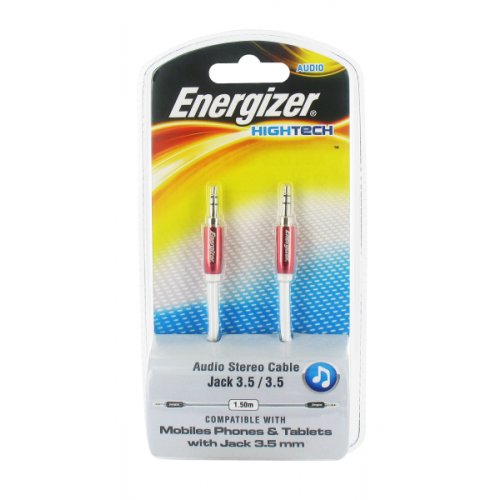 ENERGIZER AUDIO STEREO CABLE 3.5 MM ( Red )