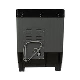 Midea Washing Machine Semi Automatic 7.5KG Glass Lid Black Grey (open Box Like New)
