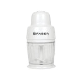 Faber PRO Chopper Dlx 500 ml Vegetable, Fruits, Nut, Onion/Herbs Chopper with 2 Blades, 250 Watt, White