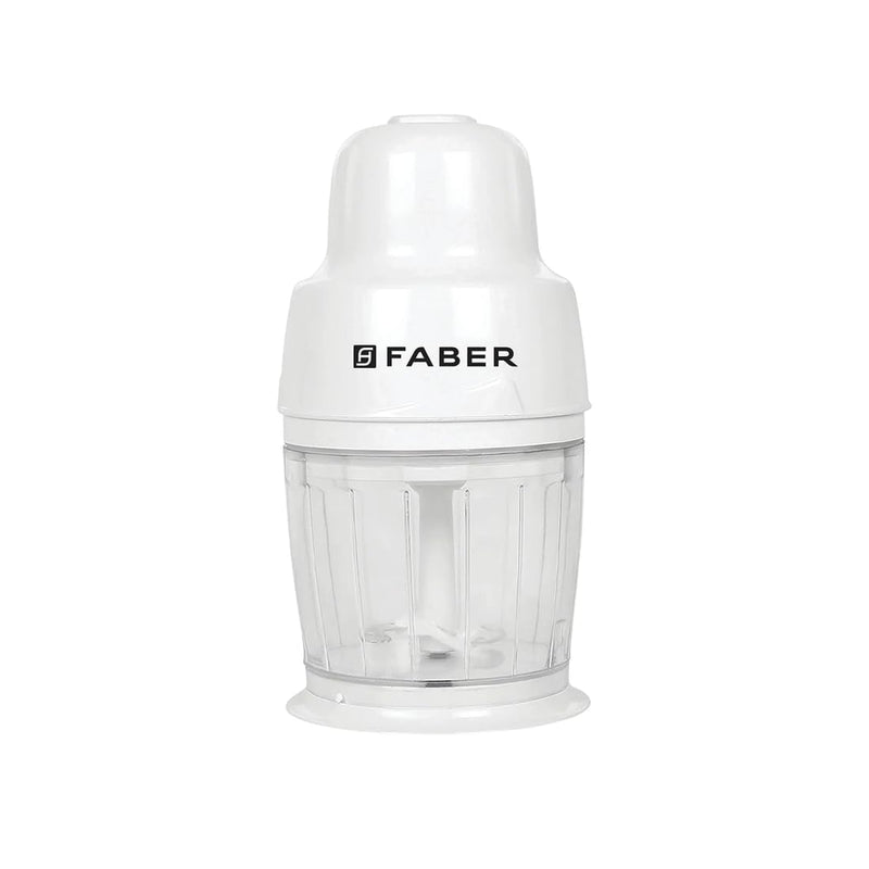 Faber PRO Chopper Dlx 500 ml Vegetable, Fruits, Nut, Onion/Herbs Chopper with 2 Blades, 250 Watt, White