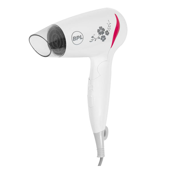 BPL 1200W Foldable Hair Dryer with Ionic Air Function for fast dry