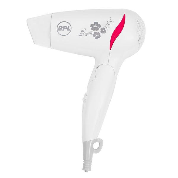 BPL 1200W Foldable Hair Dryer with Ionic Air Function for fast dry