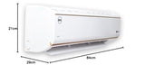BPL 1.5 Ton 3 Star Wi-Fi Dual Inverter Split AC (IFEEL, Copper, 6-in-1 Expandable,PM 0.1 Filter,Dual Inverter+, Powered by AI, Gold Fin Coating) BAS-D193PTFG,WHITE (5 Year Comprehensive Warranty) 2024 Launch
