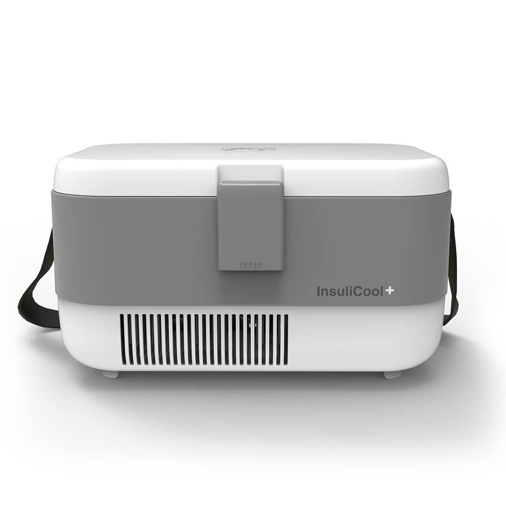 Godrej Portable Insulin Cooler for Diabetics (TEC InsuliCool + 0.5L, Grey, maintains precise temperature of 2-8°C for Insulin vial storage)