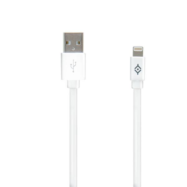 Reconnect DNC UL-F 1 m Tangle Free USB to Lightning Cable, White