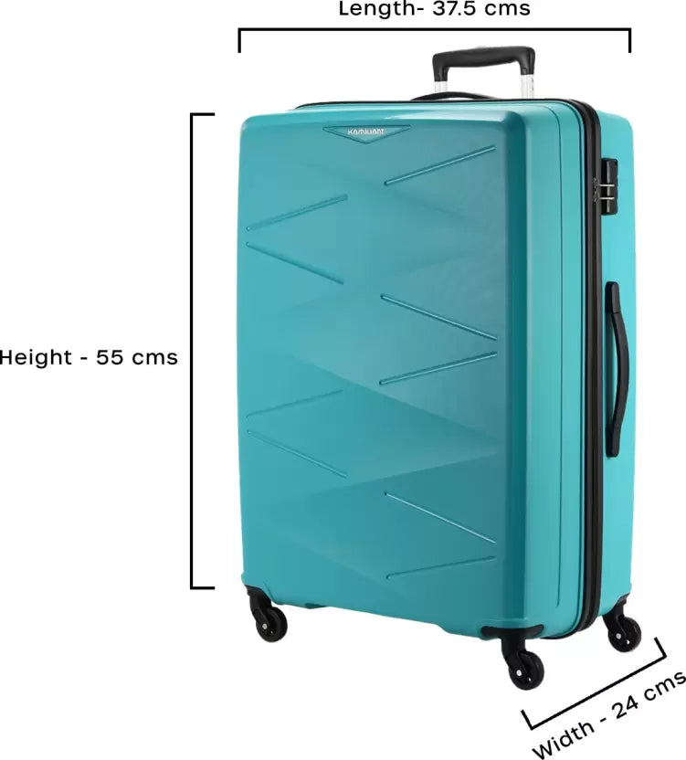 Buy Kamiliant by American Tourister Kam Triprism Sp 55Cm Aqua