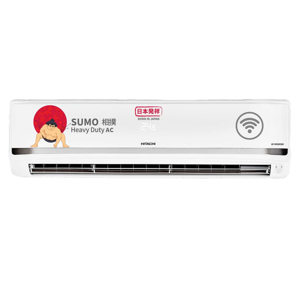 Hitachi 1.5 Ton Class 5 Star, Heavy Duty, Wifi-enabled, ice Clean, Xpandable+, Inverter Split AC (100% Copper, Dust Filter, 5700XXL RAS.Y518PCAISL2, White)