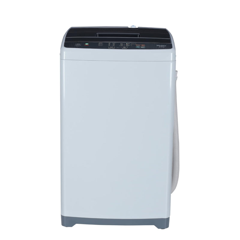 Haier 6 kg 5 Star Oceanus Wave Drum Washing Machine Fully Automatic Top Load (HWM60-AE, Moonlight Silver)