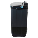 Lloyd Havells 7.5 Kg Semi Automatic Top Load Washing Machine (Glwms75Cbgel, Dark Grey With Blue Inner Lids, Double Layered Toughened Glass Lids)