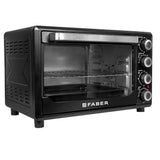 Faber 34L 1600W OTG | Bake, Toast, Roast, Grill | 4 Heating Functions, Upper & Lower Heating, Rottisserie, 360