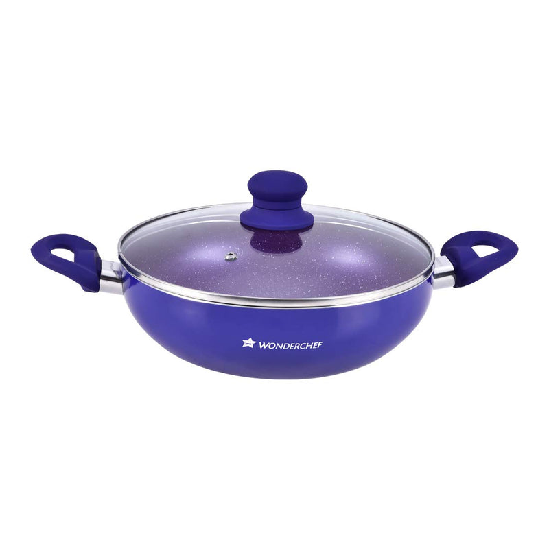 Wonderchef Blueberry 4 Pcs Cookware Set  Blue