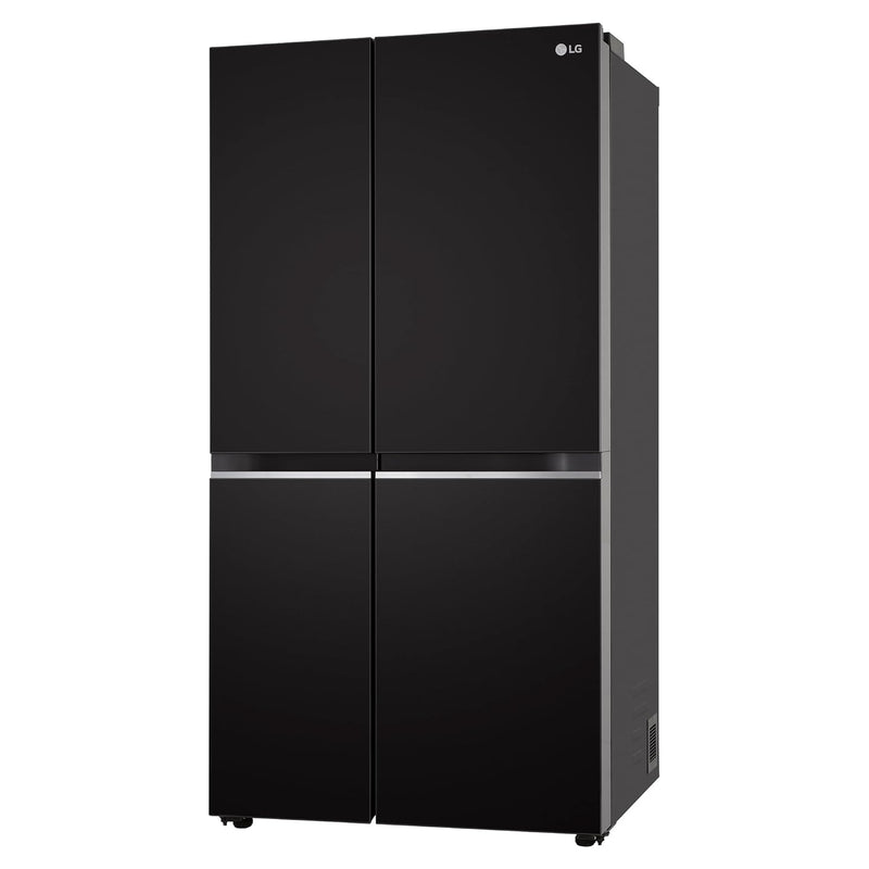 LG 655 L Frost Free Smart Inverter Double Door Side by Side Refrigerator (GL-B257HWBY, Western Black, Express Freezing | Multi Air-Flow) (Touched Up)