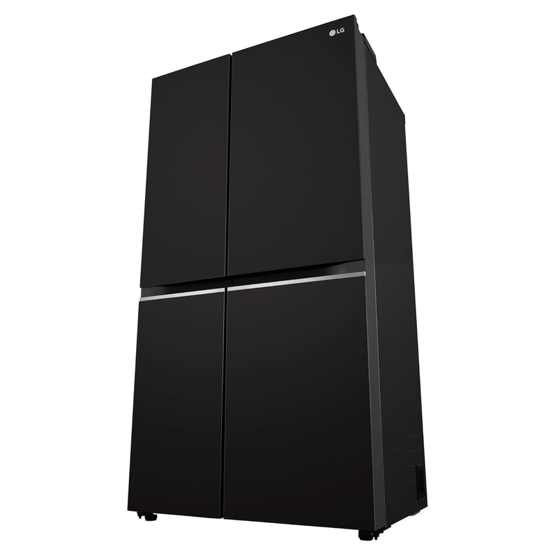 LG 655 L Frost Free Smart Inverter Double Door Side by Side Refrigerator (GL-B257HWBY, Western Black, Express Freezing | Multi Air-Flow) (Touched Up)