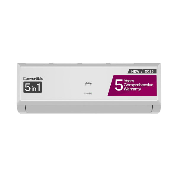 Godrej 1.5 Ton 3 Star, Inverter Split AC ( AC1.5T EI 18P3T WZT 3S, White)