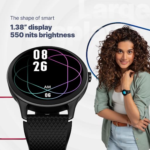 Noise Arc 1.38" Advanced Bluetooth Calling Smart Watch, 550 NITS Brightness, 100 Sports Modes, 100+ Watch Faces, 7-Day Battery, IP68 (Silver Grey)