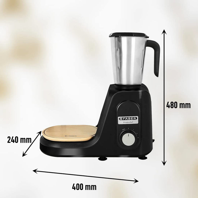 Faber 3 jar mixer grinder, 1000 watt (FMG Master Chef 1000 3J BW)